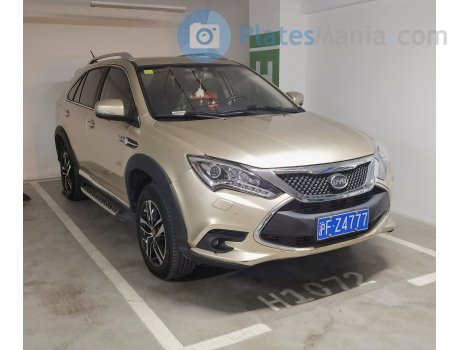 沪F·Z4777, BYD Tang