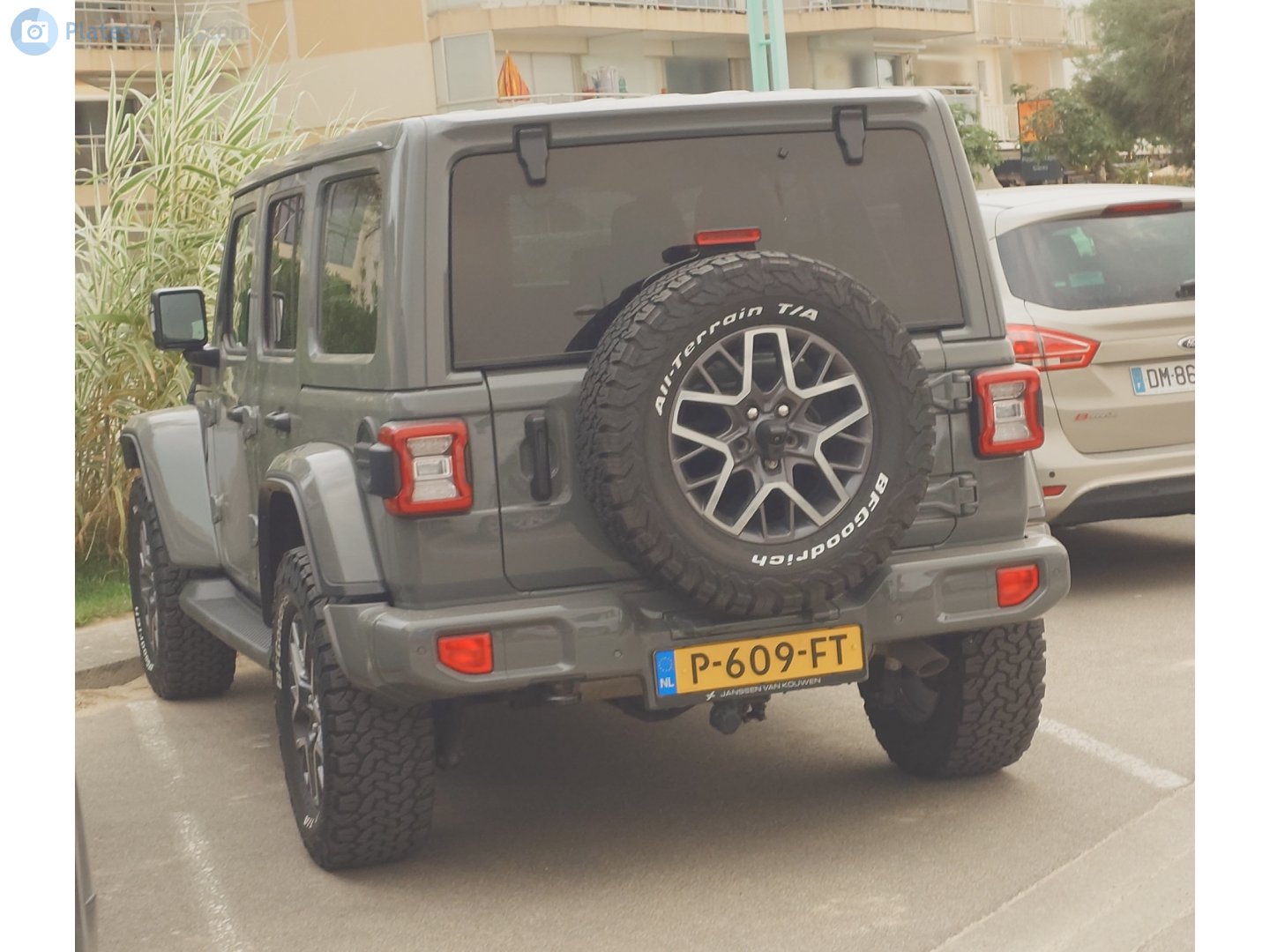 P-609-FT, Jeep Wrangler 4th gen 5-door SUV (JL), 2018–