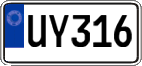 Non-recognized and partially recognized states, Regular plates (AB 123)