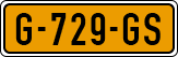License plate of the Netherlands, Cars