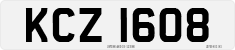 License plate of the United Kingdom, Northern Ireland (1966)