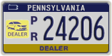 Pennsylvania, Dealer (N/D 12345 | P/R 12345)