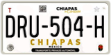 Chiapas, Cars (AAA-000-A)