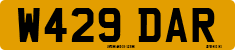 License plate of the United Kingdom, 1983 year system