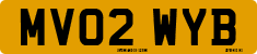 License plate of the United Kingdom, 2001 year system