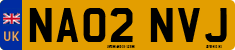 License plate of the United Kingdom, 2001 year system