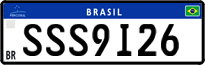 License plate of Brazil, Private owners (Mercosul)