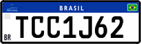 License plate of Brazil, Private owners (Mercosul)