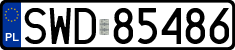 License plates of Poland, Regular car plates