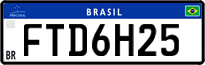 License plate of Brazil, Private owners (Mercosul)