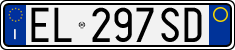 License plate of Italy, Cars (1994 year series)