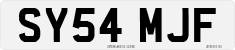 License plate of the United Kingdom, 2001 year system