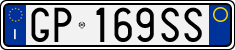 License plate of Italy, Cars (1994 year series)
