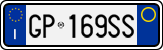 License plate of Italy, Cars (1994 year series)