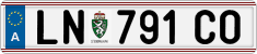 License plate of Austria, Regular plates