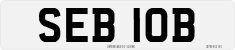 License plate of the United Kingdom, 1963 year system
