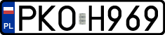 License plates of Poland, Regular car plates