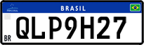 License plate of Brazil, Private owners (Mercosul)