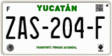Yucatán, Cars (AAA-000-A)