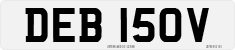 License plate of the United Kingdom, 1963 year system