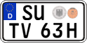 German license plate, Plates for oldtimers (type 
