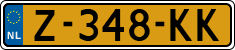 License plate of the Netherlands, Cars