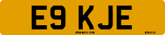 License plate of the United Kingdom, 1983 year system