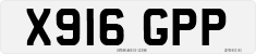 License plate of the United Kingdom, 1983 year system