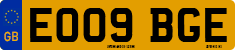 License plate of the United Kingdom, 2001 year system