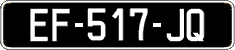 French license plate, SIV (oldtimers)