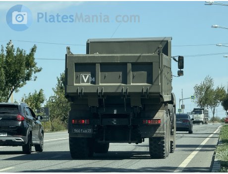 9661 ав 25, Ural (UralAZ) 6370