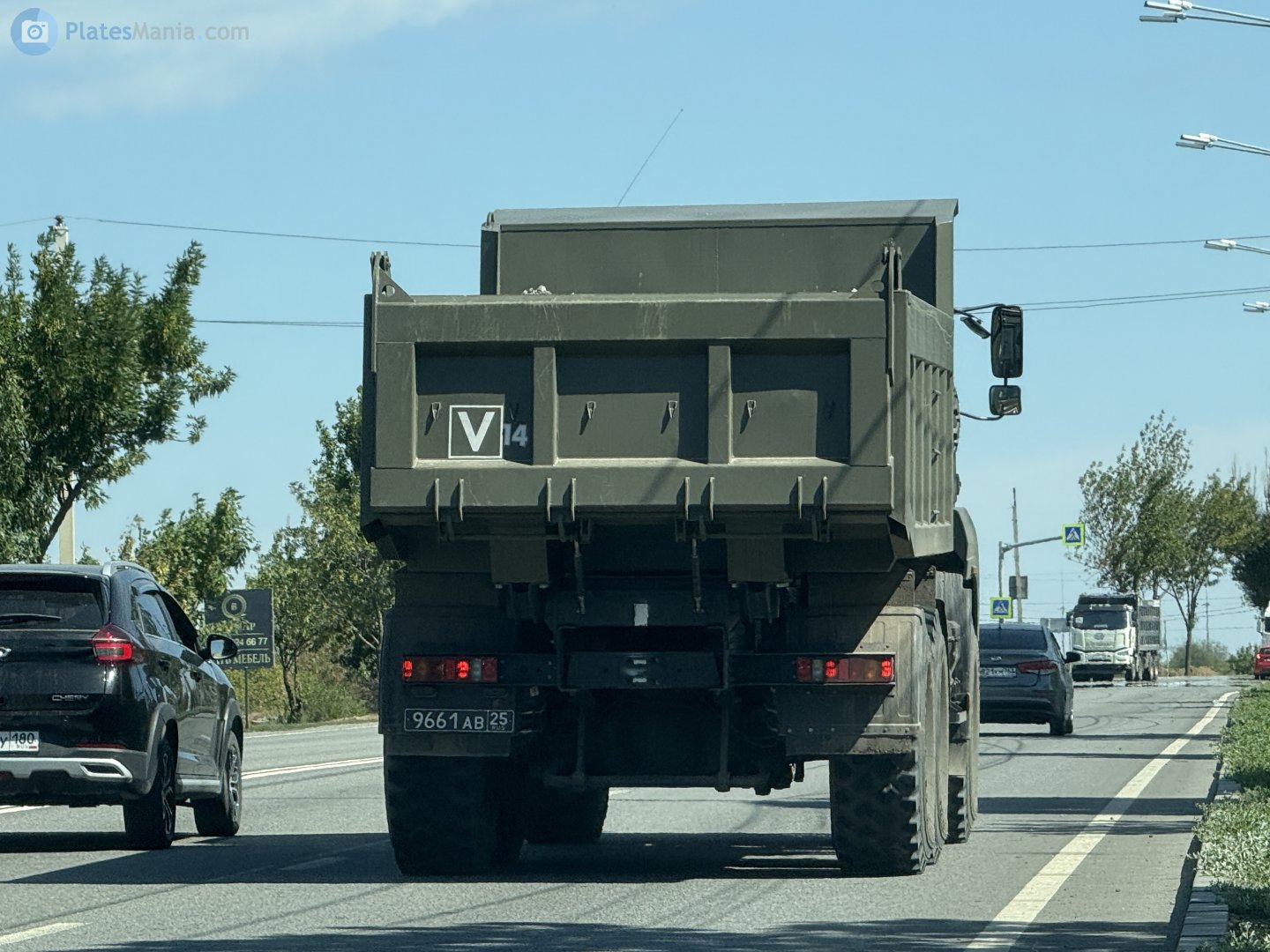 9661 ав 25, Ural (UralAZ) 6370 6370, 2012­–