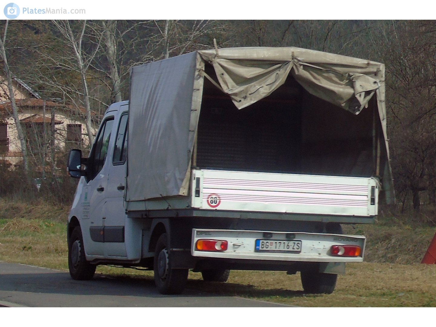 BG 1716-ZS, Opel Movano 1st gen Double Cab (A; X70), facelift, 2003–2010