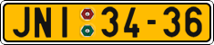 License plate of the Czech Republic, Commercial vehicles (1960)