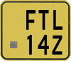 License plate of the Netherlands, Mopeds