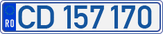 License plate of Romania, Diplomatic