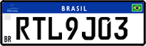 License plate of Brazil, Private owners (Mercosul)