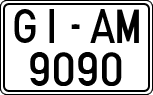 License plates of Spain, 1971 year series
