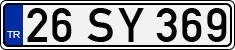 License plate of Turkey, Regular plates