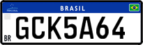 License plate of Brazil, Private owners (Mercosul)