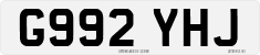 License plate of the United Kingdom, 1983 year system