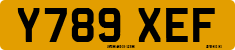 License plate of the United Kingdom, 1983 year system