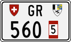 License plate of Switzerland, Provisional