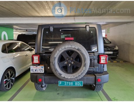 P 3798 BDL, Jeep Wrangler
