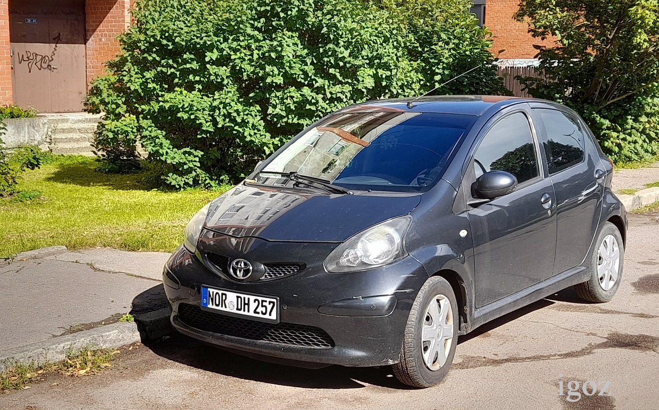NOR DH 257, Toyota Aygo 1st gen 5-door Hatch (AB10/AB20/AB30), 2005–2014