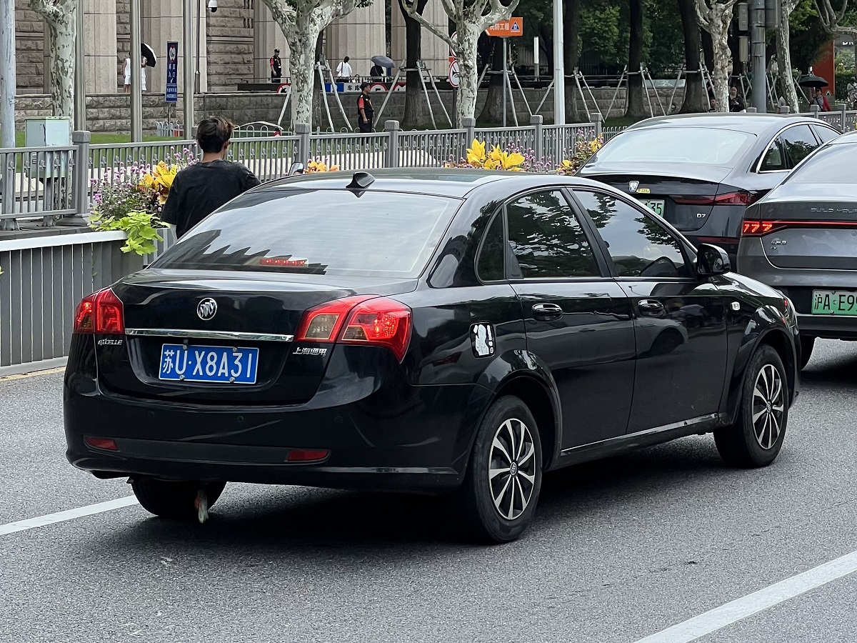 苏U·X8A31, Buick Excelle 1st gen Sedan (J200; CN-market), facelift, 2008–2016