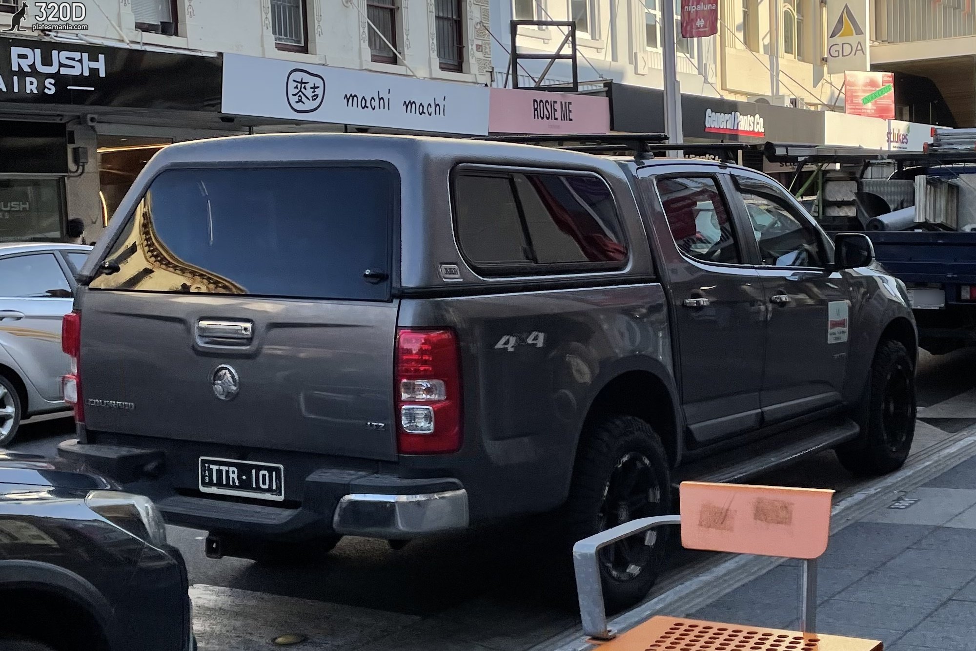 TTR-101, Holden Colorado 2rd gen Pickup (RG), facelift, 2016–2020