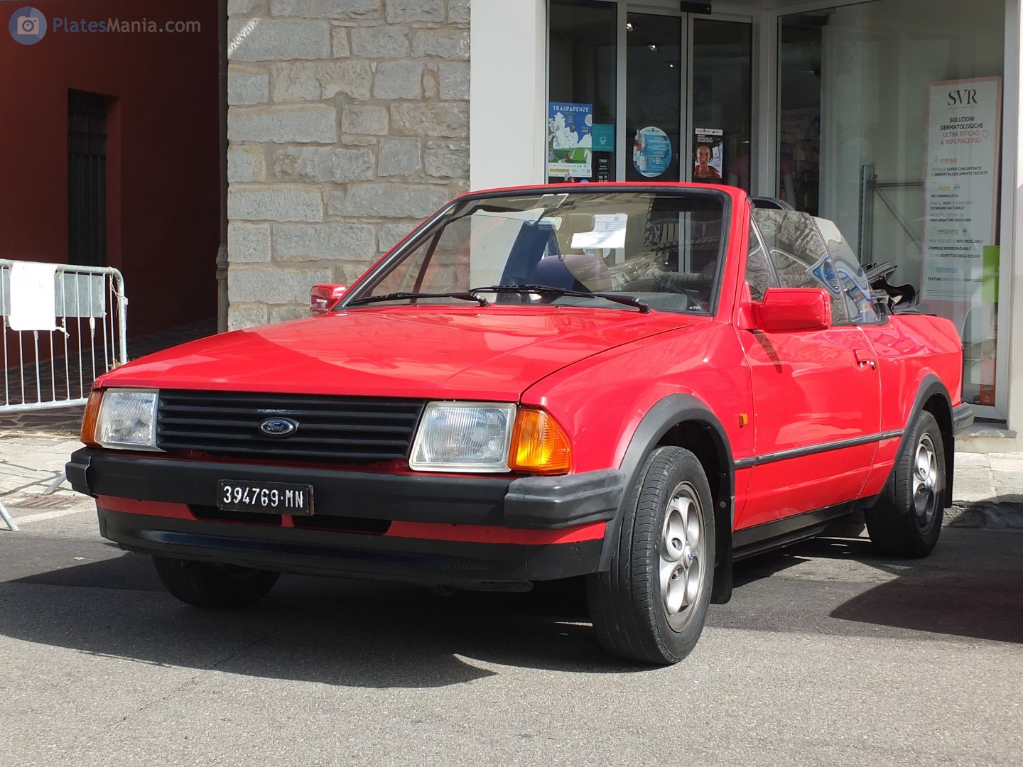 MN 394769, Ford Escort 3rd gen Cabriolet (ALD; Global-market), 1983–1986