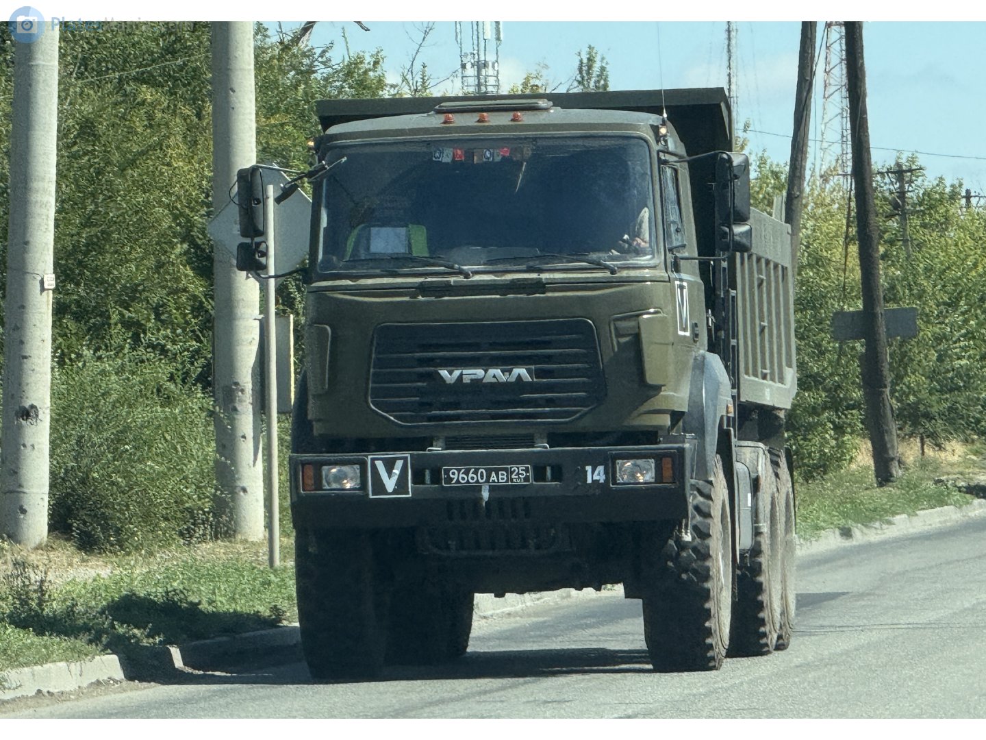 9660 ав 25, Ural (UralAZ) 6370 6370, 2012­–