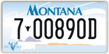 Montana, 1-12345A / 10-1234A